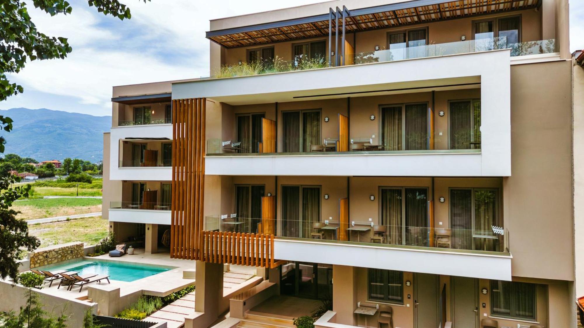 Funtuki Seaside Apartments 렙토카리아 외부 사진